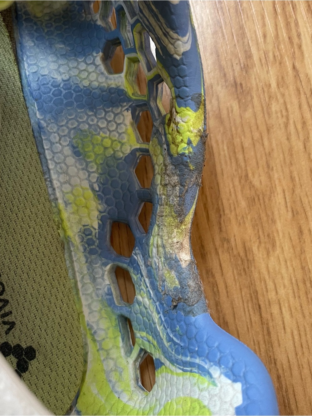 Vivo Barefoot Kids Blue and Lime Ultra Bloom Shoes - Picture 10 of 10